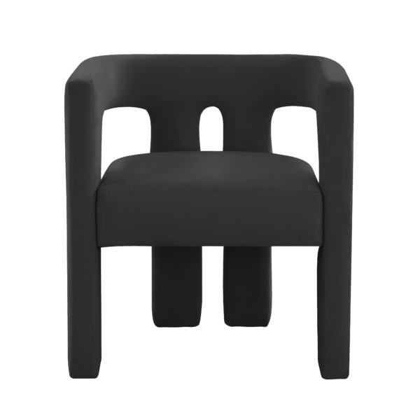 Sloane Black Velvet Chair - Image 1