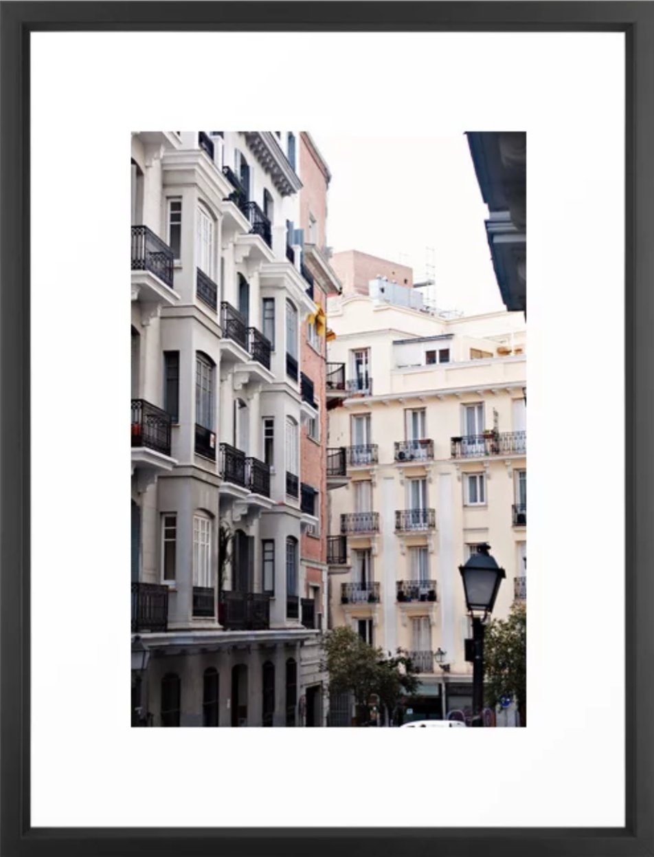 Madrid // Malasaña - 20" x 26" - vector black - Image 0