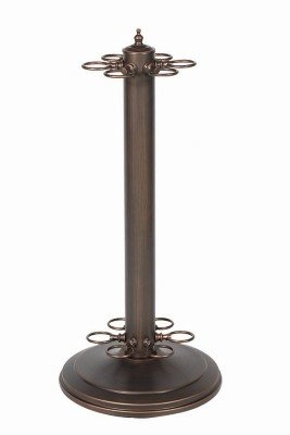 24" High Pool Cue Holder, Oil-rubbed bronze - Image 0