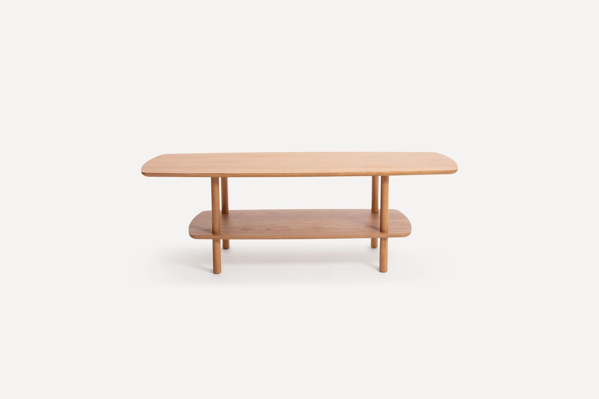 The Serif Coffee Table in Oak - Image 1