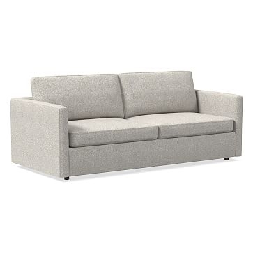 Harris 86" Sofa, Poly, Performance Velvet, Dove Gray, Concealed Supports - Image 3