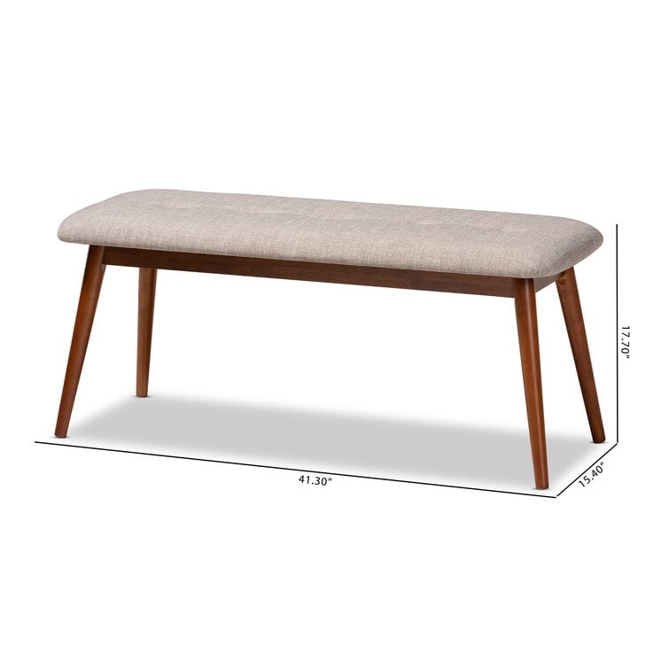 Kagan Wood Bench - Image 2