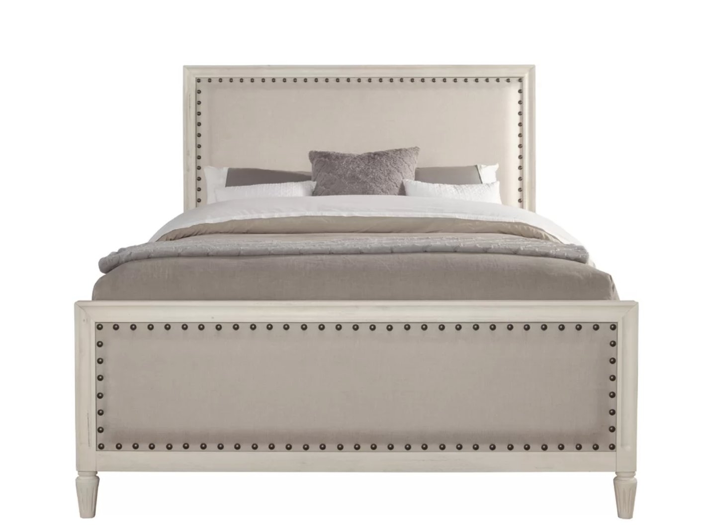 Shirke King Upholstered Panel Bed - Image 1