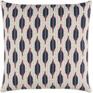 Kantha Throw Pillow, 18" x 18", with poly insert - Image 1