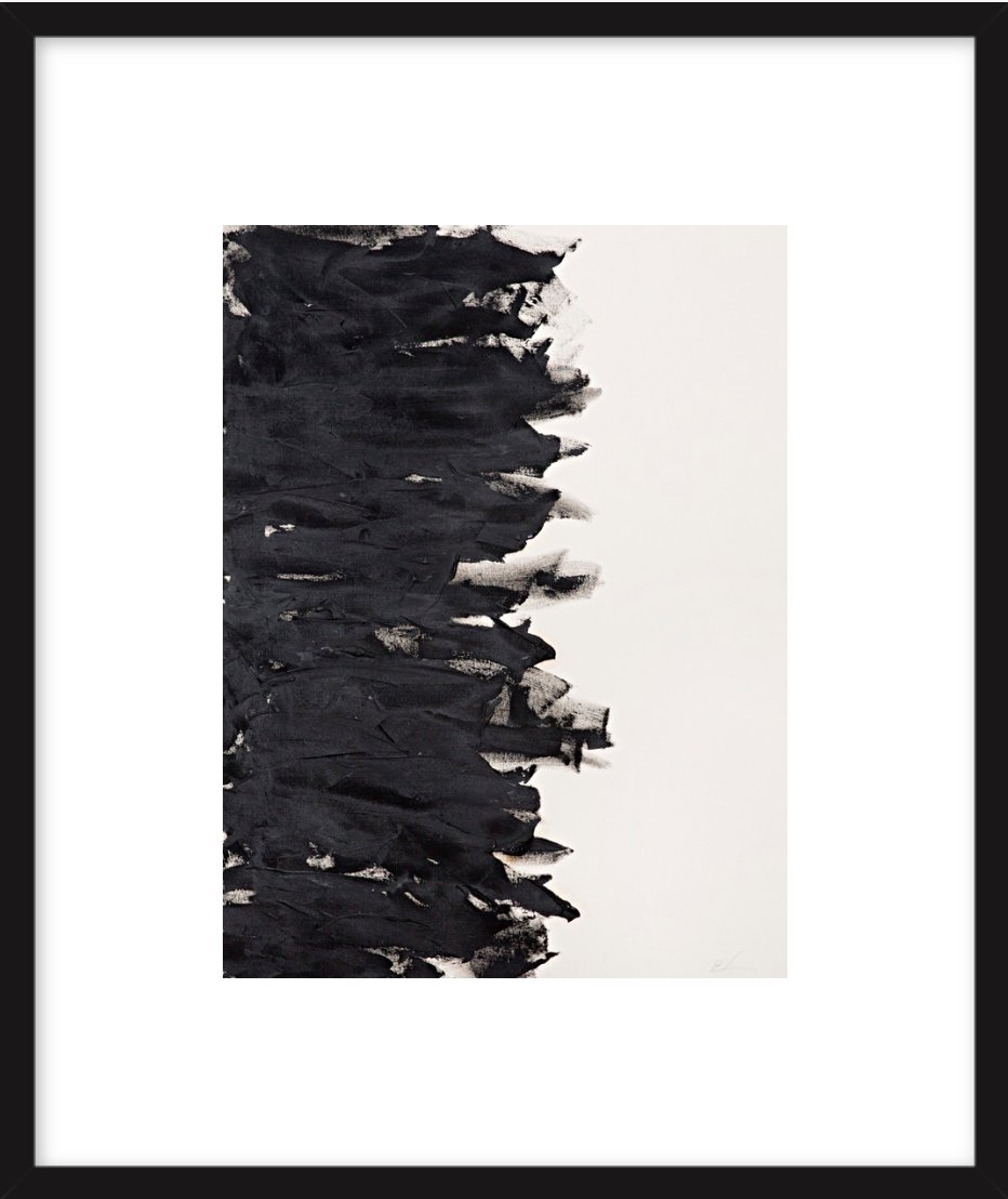 Divide - 11 x 14" Contemporary Thin Black Wood, frame width 0.5", depth 0.5" - Image 0