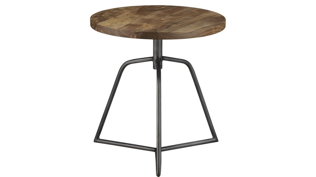 dot acacia side table-stool - Image 1