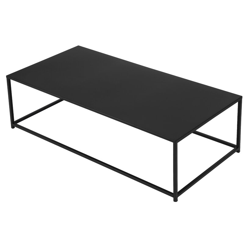 Black Mono Frame Coffee Table - Image 1