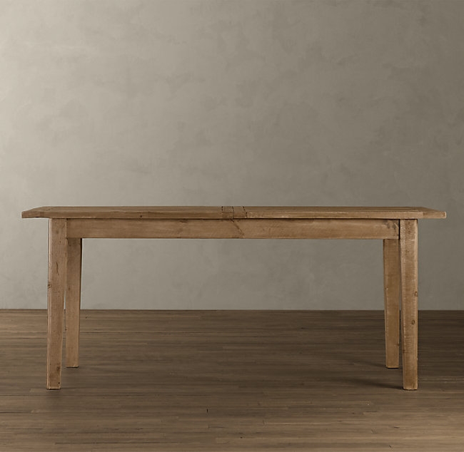 1900S Boulangerie Rectangular Extension Dining Table, 72" - 96" - Image 1