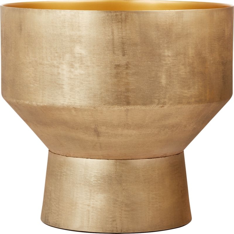 Bast Brass Floor Planter Small - NO LONGER AVAILABLE - Image 6