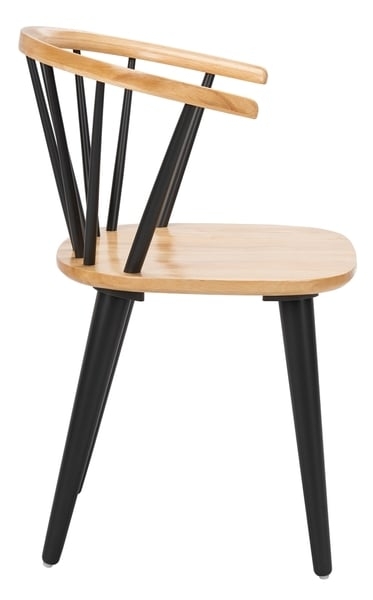 Blanchard 18''H Curved Spindle Side Chair (Set of 2) - Natural/Grey - Safavieh - Image 5