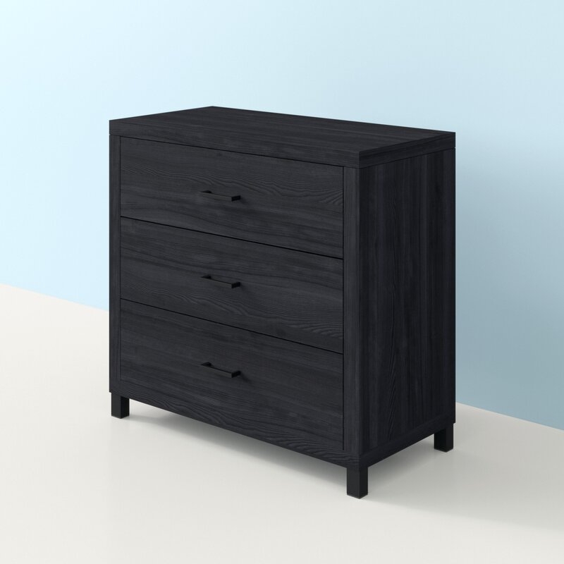 Cowell 3 Drawer Chest- Onyx - Image 0