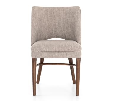 Manteli Upholstered Dining Chair, Savile Flannel &amp; Almond - Image 5