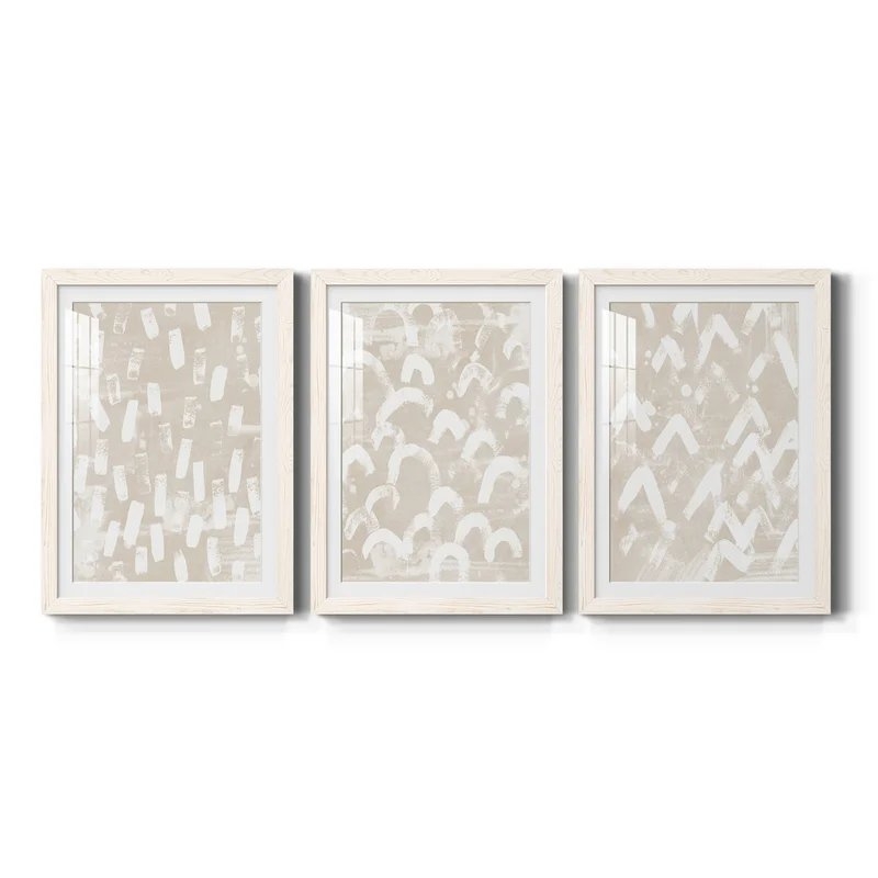 Earth Etching I - 3 Piece Picture Frame Print Set - Image 0