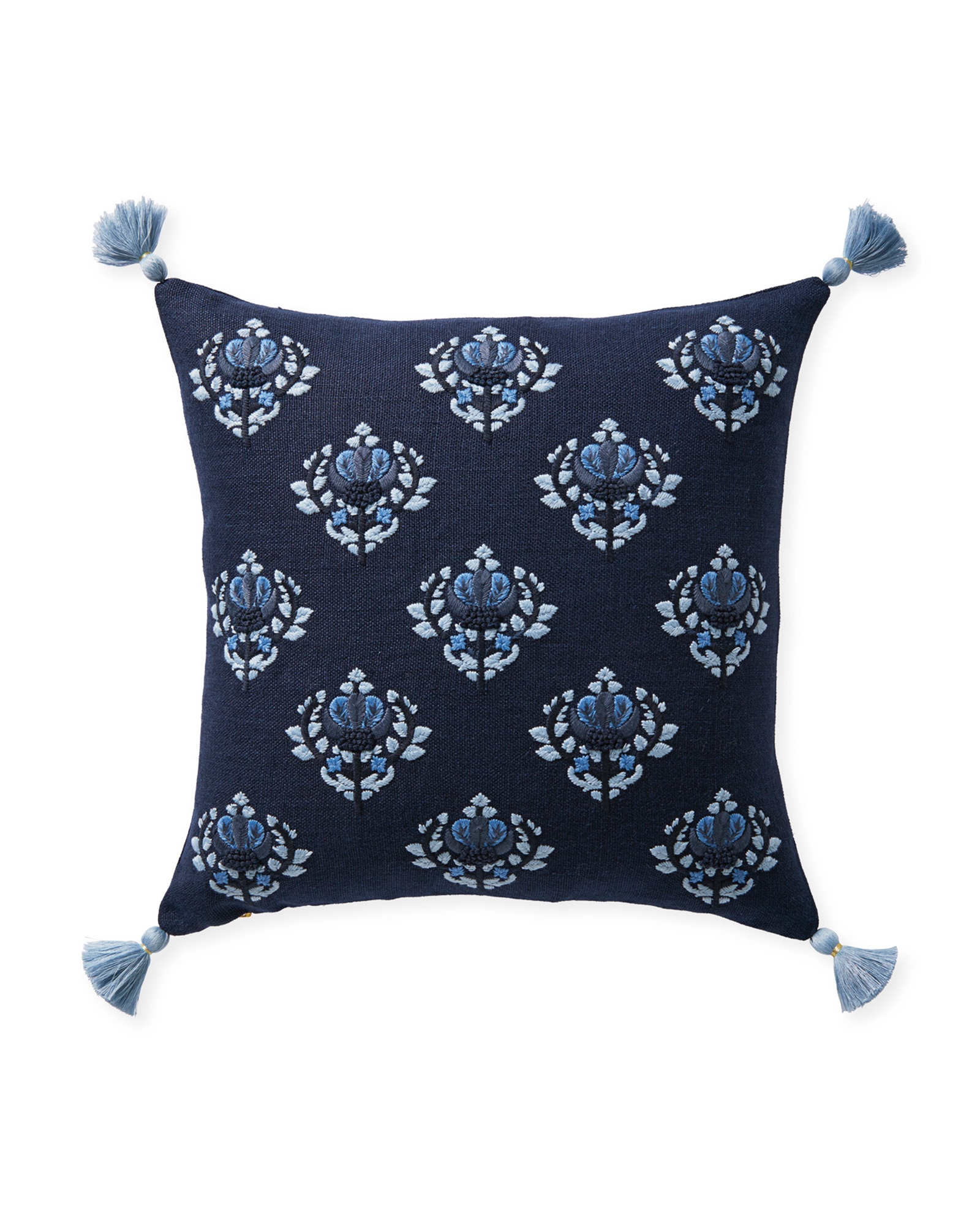 Kemp 20" SQ Pillow Cover - Navy - Insert sold separately - Image 0