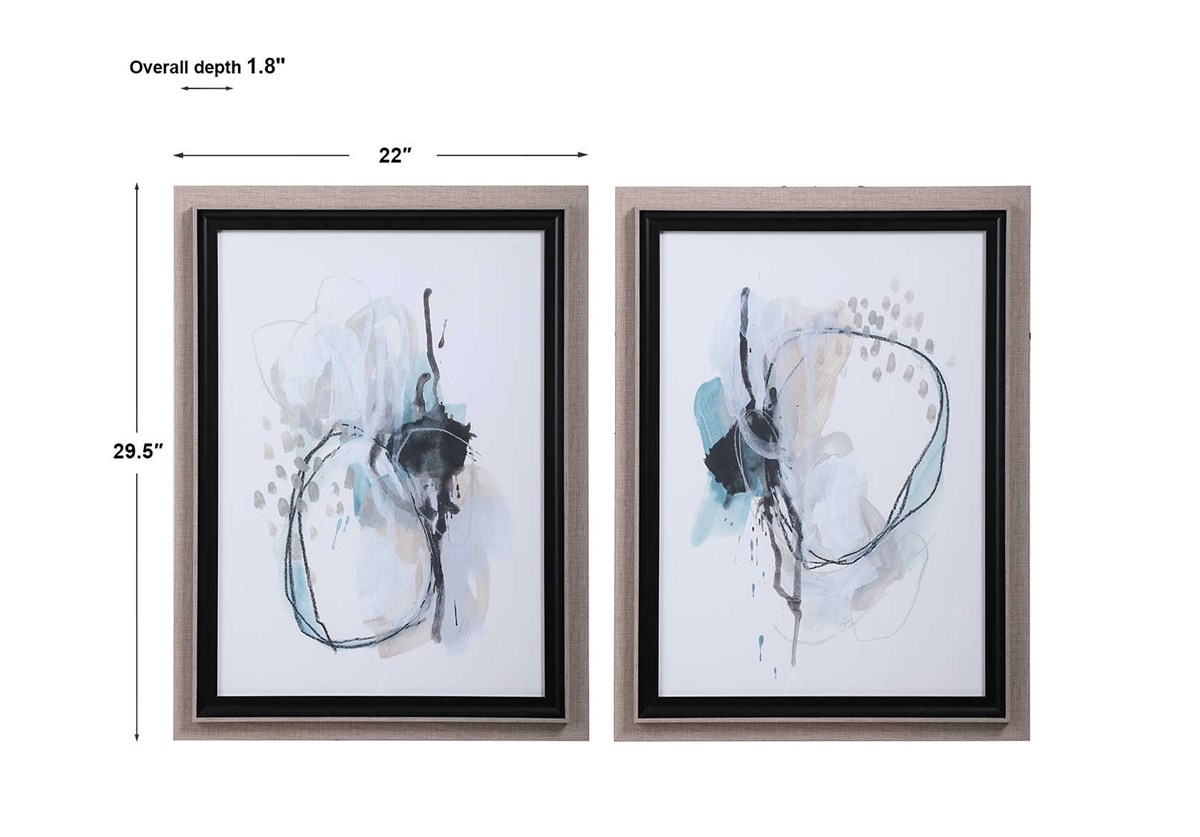 Force Reaction Framed Prints, 22" x 30", Set of 2 - Image 3