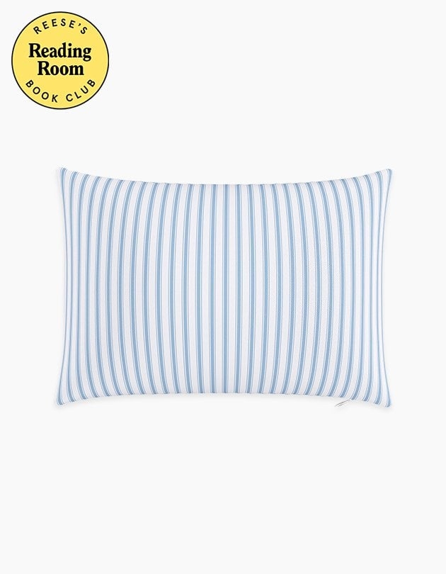 Ticking Stripe Throw Pillow - 14" x 20" - Image 0