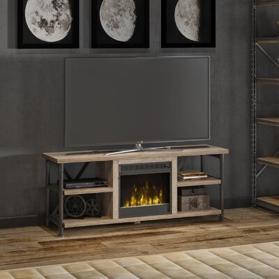 Millen TV Stand for TVs up to 60" with Fireplace Included - Image 0
