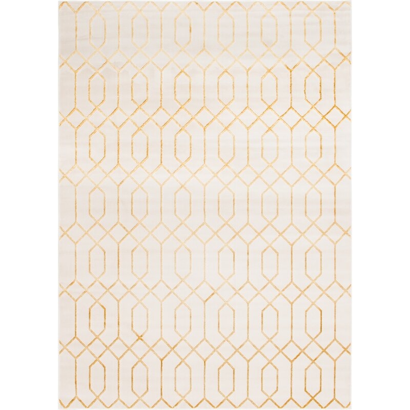 Glam Beige Area Rug - Image 0