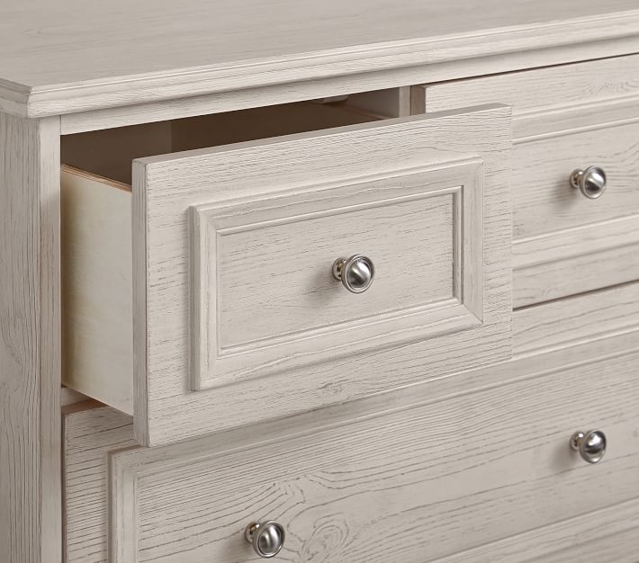 Fillmore Extra-Wide Dresser & Topper Set, Weathered White, In-Home Delivery - Image 3