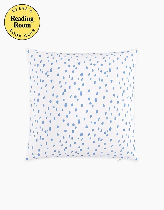 Blue Dalmatian Throw Pillow - 20" x 20" - Image 0