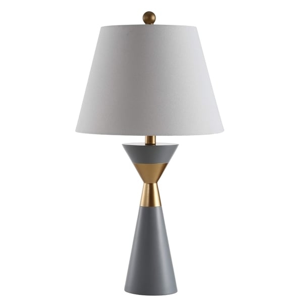 Lian Table Lamp - Grey/Gold - Safavieh - Image 0