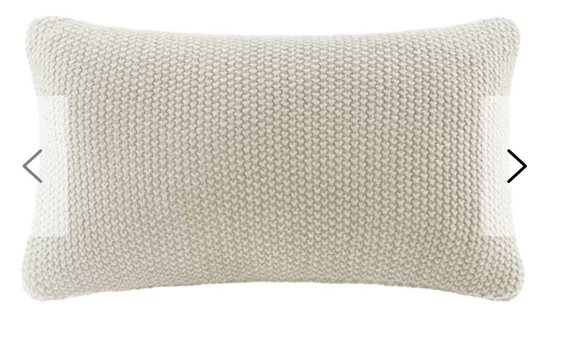 Elliott Knit Lumbar Pillow Cover - Image 0