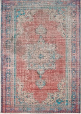 EVANNA RUG, RED AND BLUE - Image 0