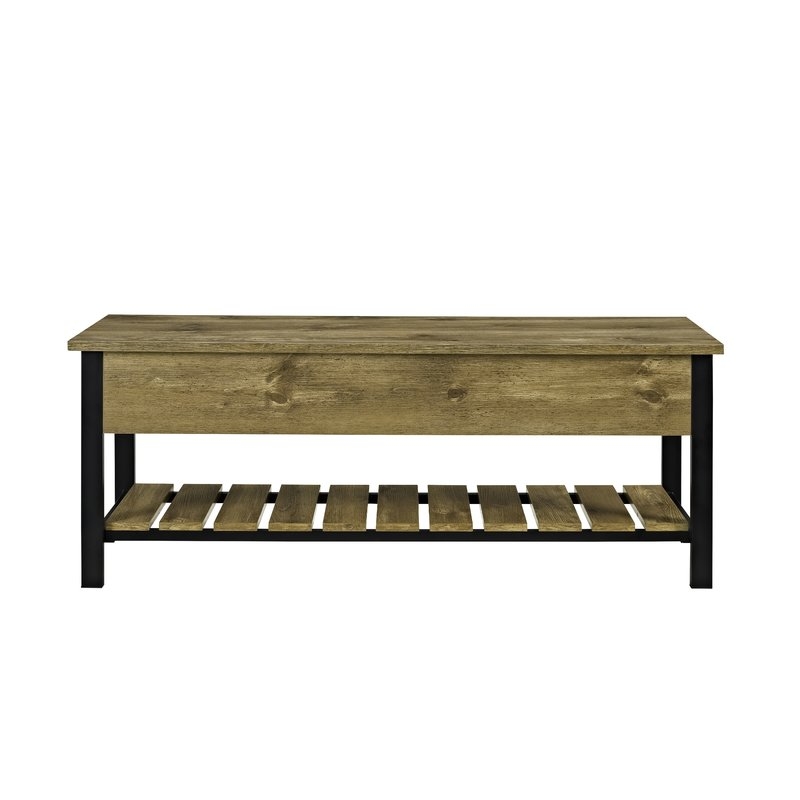 Savon Open-Top Wood Storage Bench - Image 0