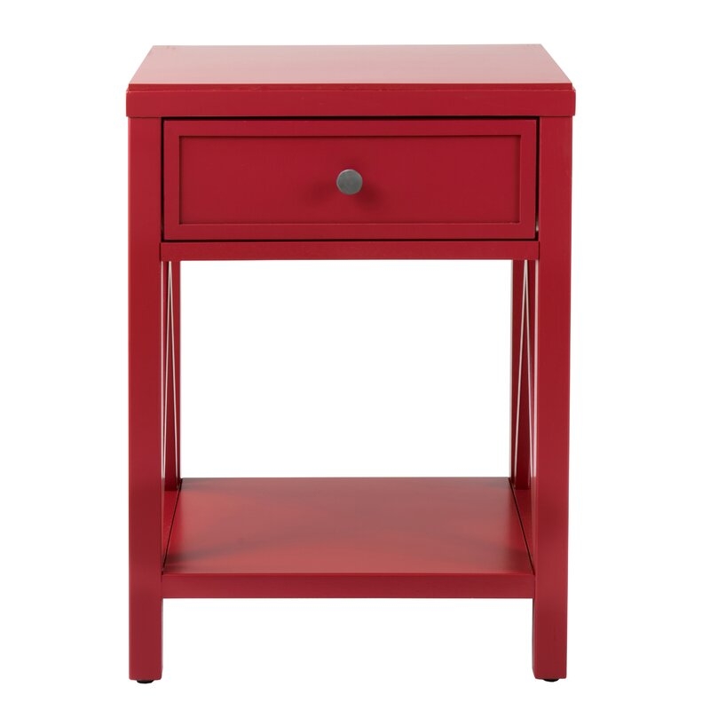 Nadeau Solid Wood End Table with Storage - Image 0