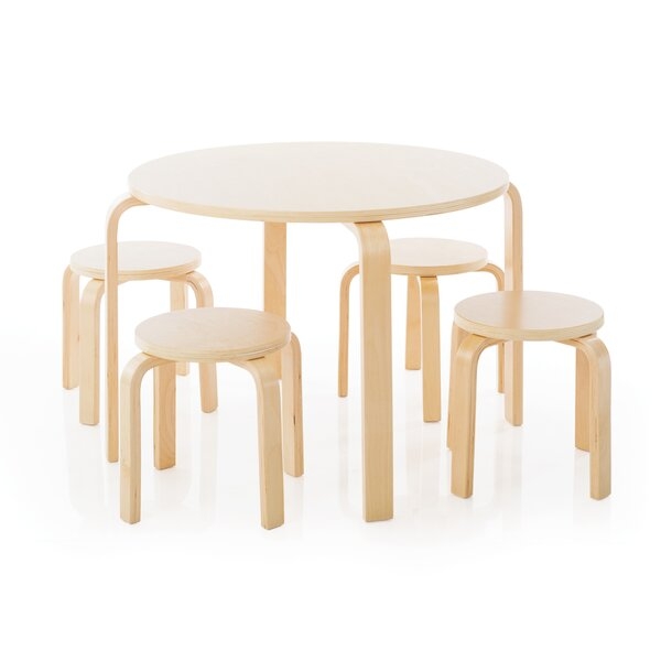 Kahn Kids 5 Piece Table and Stool Set - Image 0