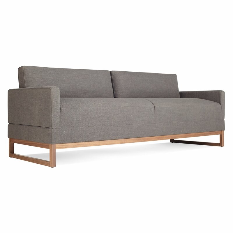 80" Square Arm Sofa Bed - Image 2