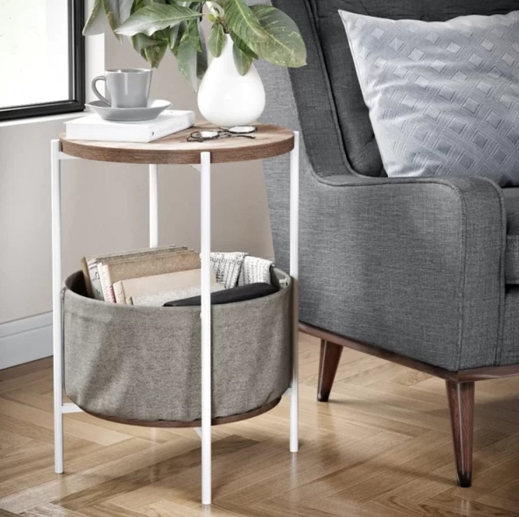 Bluxome Side Table with Storage - Image 0