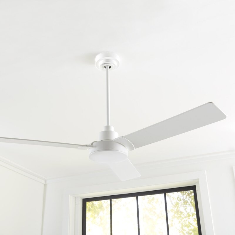 52'' Holms 3 - Blade Standard indoor/outdoor Ceiling Fan with Wall Control  52'' Holms 3 - Blade Standard Ceiling Fan with Wall Control  52'' Holms 3 - Blade Standard Ceiling Fan with Wall Control  52'' Holms 3 - Blade Standard Ceiling Fan with Wall Contr - Image 3