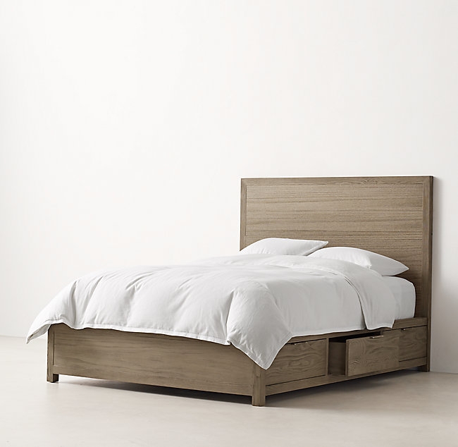 LAGUNA STORAGE BED - Full, 6 drawers, Driftwood - Image 2