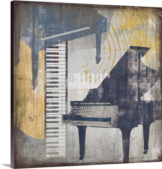 'Pianos by David Fischer Painting Print - Image 0