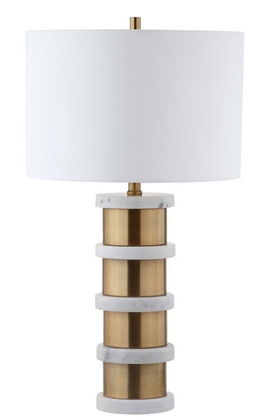 Maeve 28-Inch H Crystal Ball Table Lamp - Clear - Arlo Home - Image 0