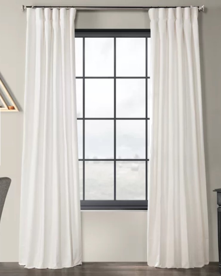 Sanger Solid Room Darkening Rod Pocket Single Curtain Panel - Image 0