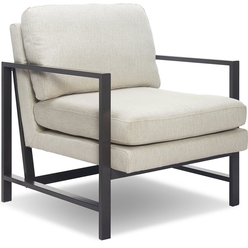 Russell Metal Frame Armchair - Image 0