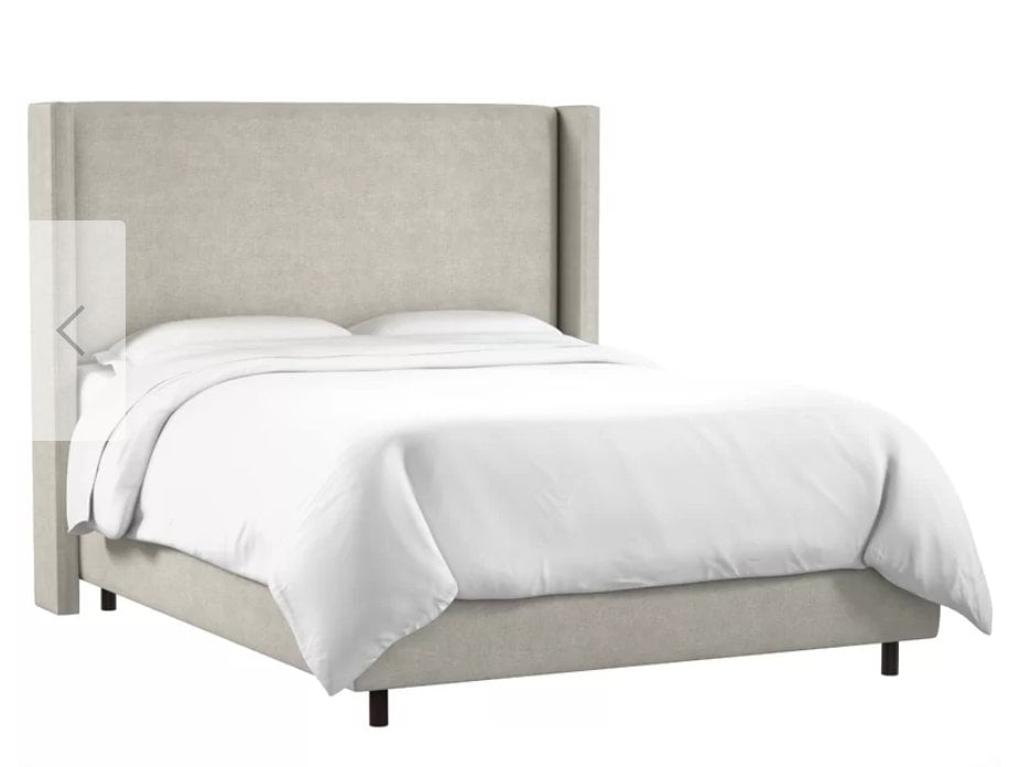Sanford Upholstered Panel Bed- Talc - Image 0