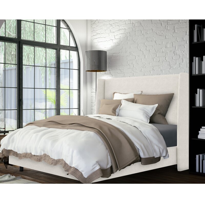 Alrai Upholstered Low Profile Standard Bed-California King - Image 2