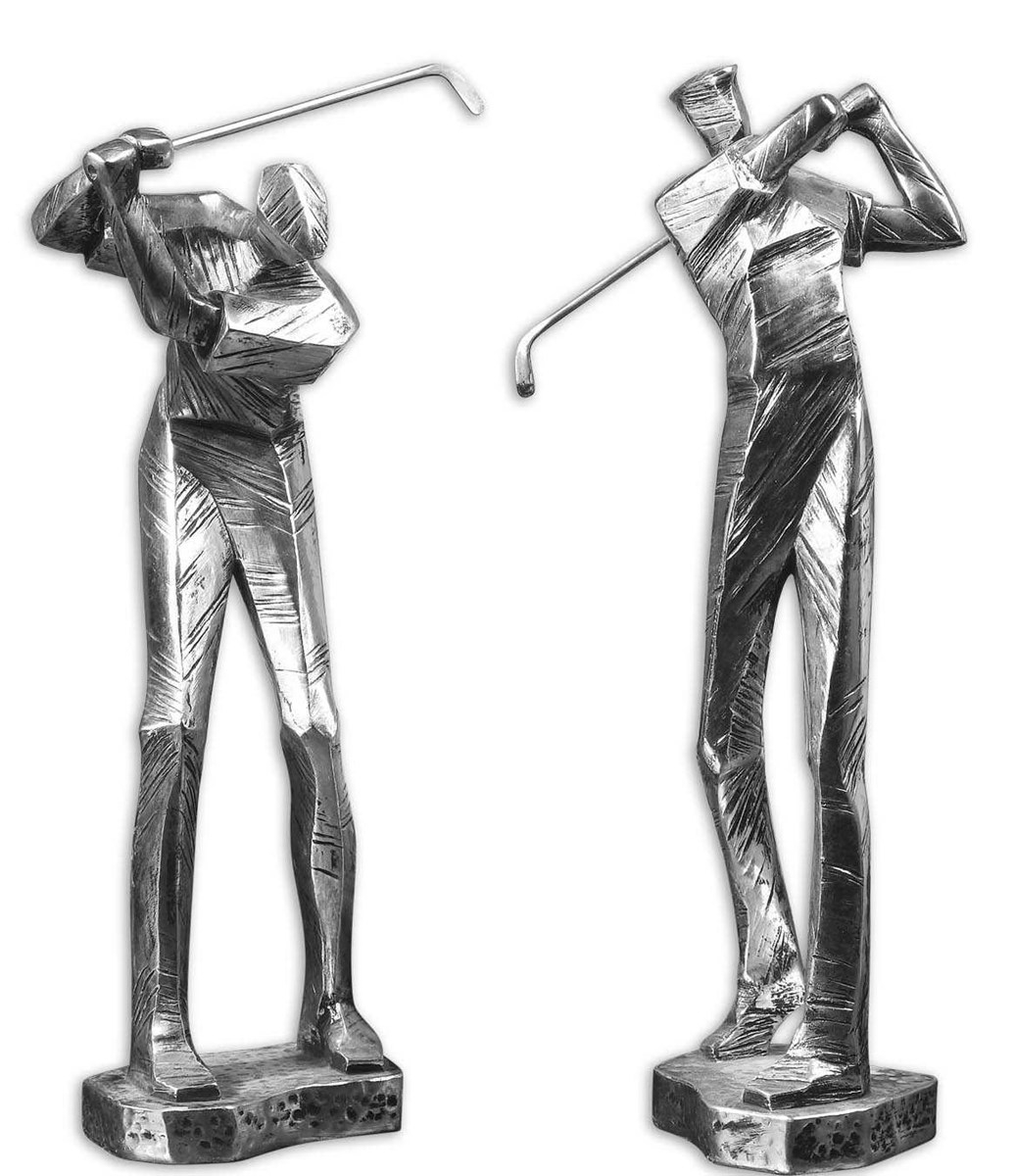 Practice Shot Metallic Statues, Set/2 - Image 0