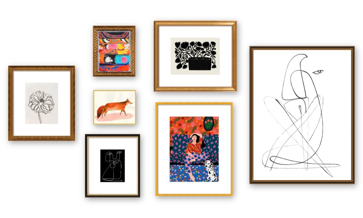 Gallery Wall - Bold and Abstract - Image 0