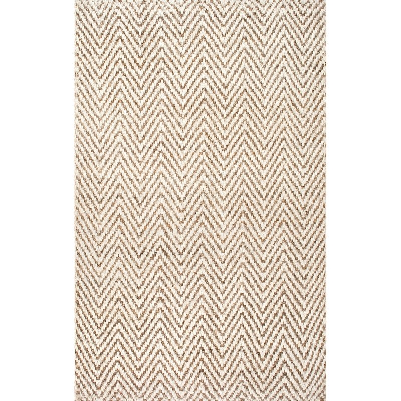 Norcross Hand-Woven Tan Area Rug 8x10 - Image 0