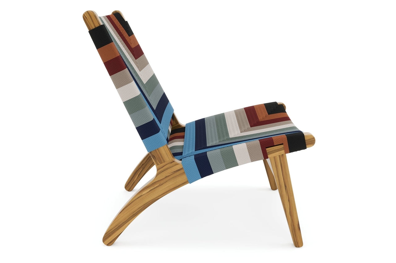 Masaya & Co Vaqueano Woven Lounge Chair - Image 1