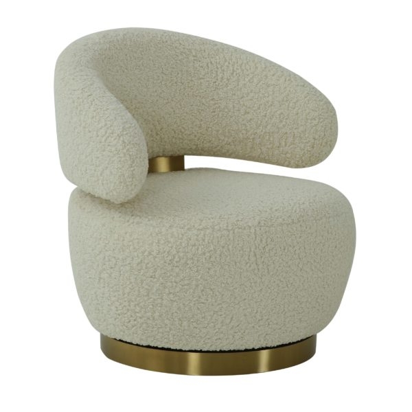 Austin Faux Shearling Chair - Image 1