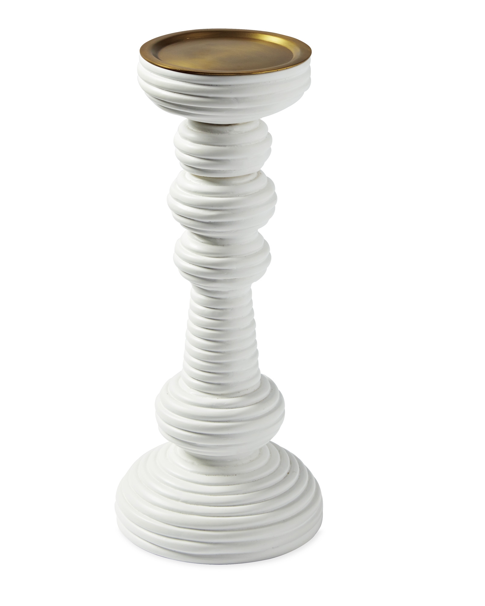 Carmel Rattan Candlestick - Medium - Image 0