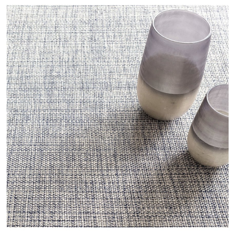 Marled Indigo Woven Cotton Rug - 6'x9' - Image 1