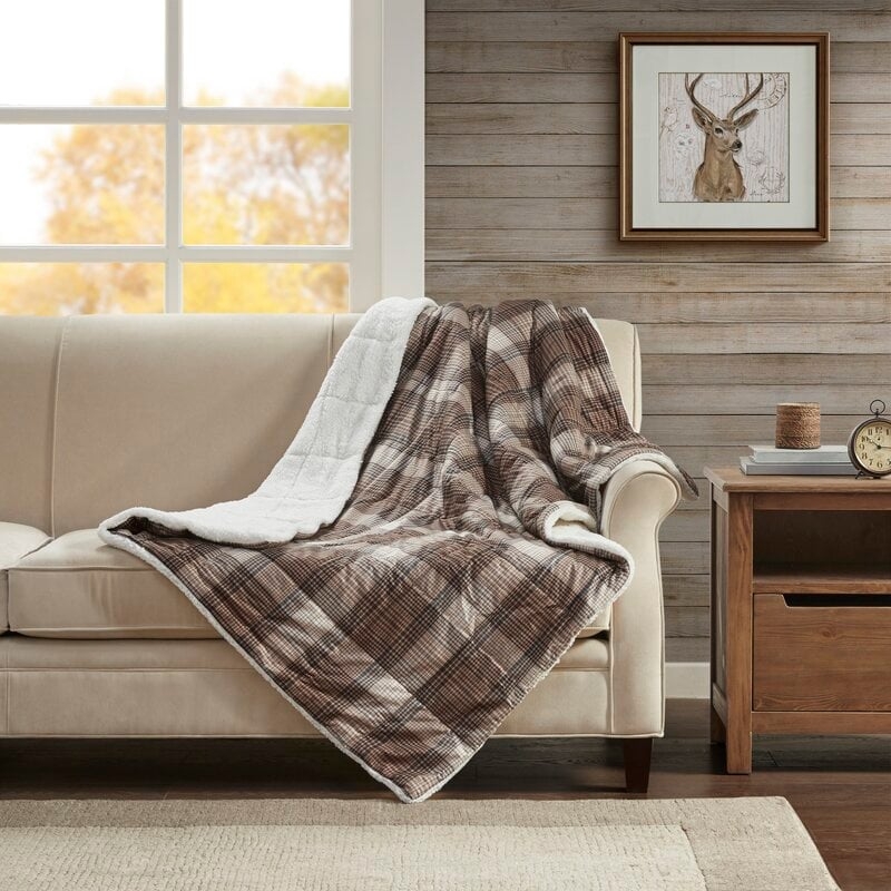 Woolrich Lumberjack Down Alternative Softspun Throw - Image 0