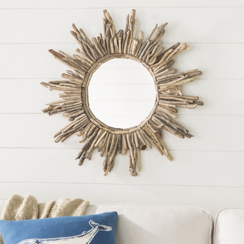 Driftwood Sunburst Mirror - Image 2