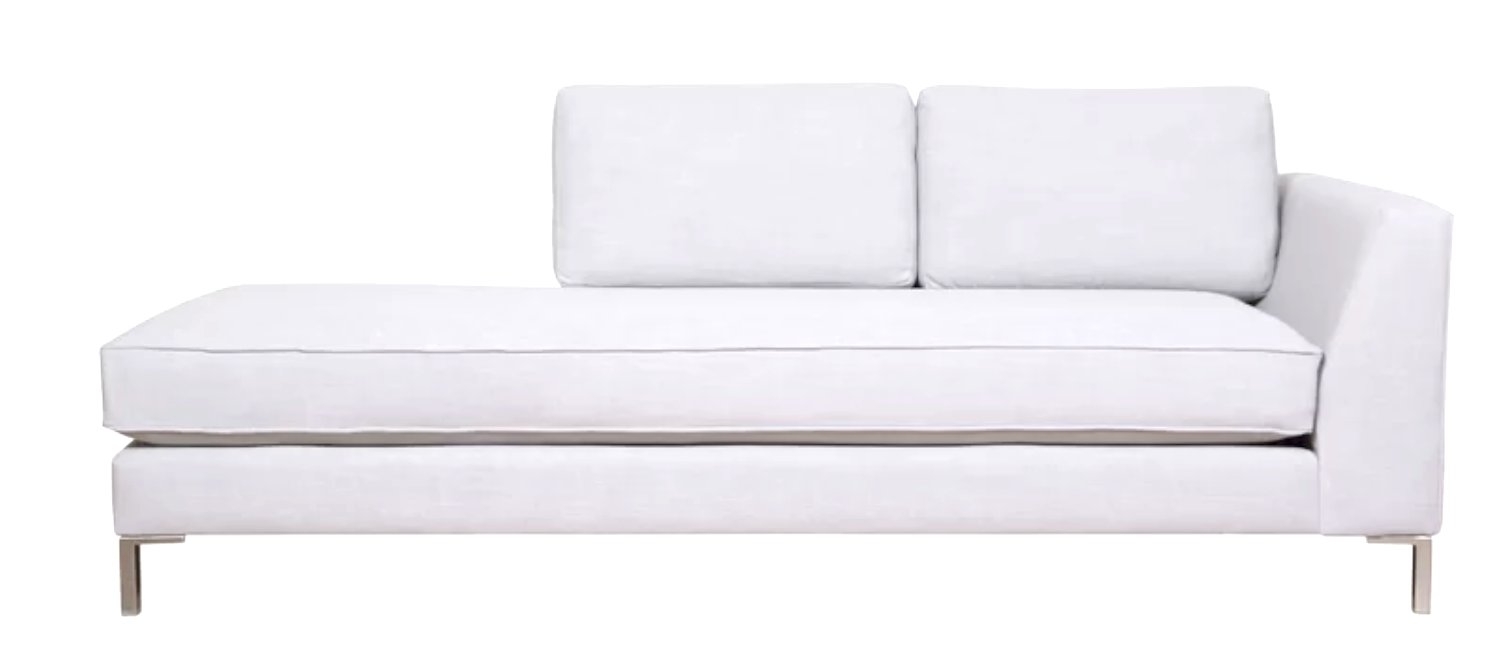 Chaffin Chaise Lounge Campbell Cream, right hand facing - Image 0